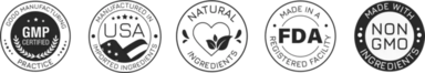 GMP Certified - Manufactured in FDA registered facilities